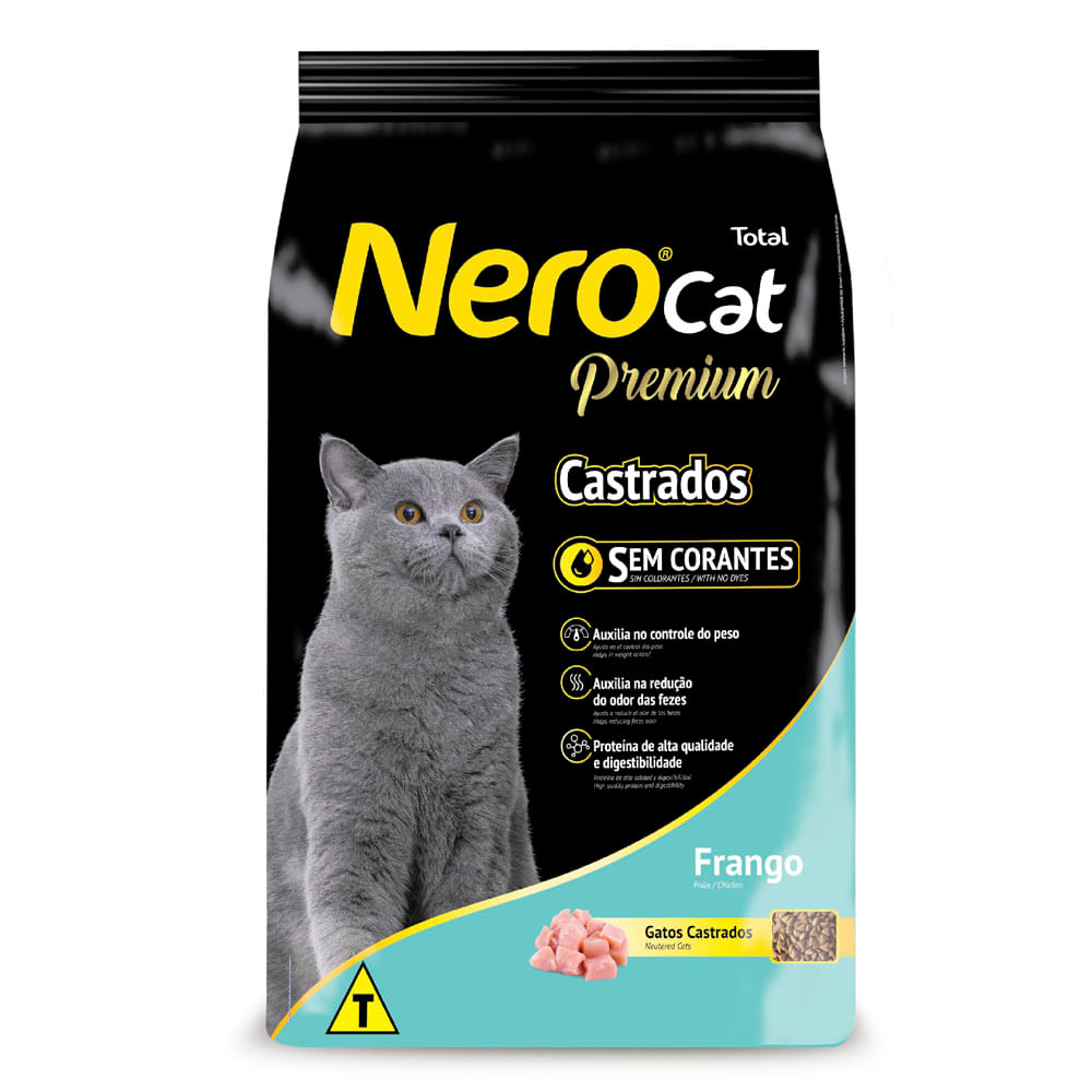 Nero gato castrado 